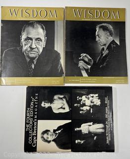 (3) Issues of "Wisdom" Magazine