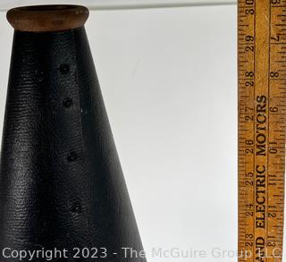 Vintage Megaphone, Possibly from Gonzaga.  12 x 30"T