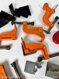 Group of Tools Including Clamps