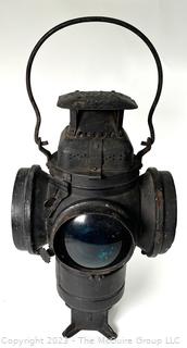 Adlake Non Sweating Railroad Signal Lamp Lantern, #1270, Great Britain. 