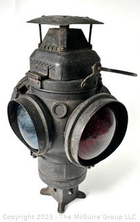 Adlake Non Sweating Railroad Signal Lamp Lantern, #1270, Great Britain. 