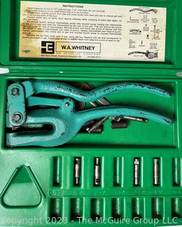 Tools: Riveting and Punch tools, Sharpening Set and Craftsman Professional Digital Multimeter