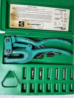 Tools: Riveting and Punch tools, Sharpening Set and Craftsman Professional Digital Multimeter