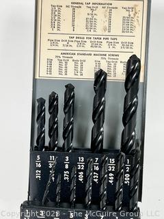 Group of Tools Including Drill Bits; Hole-saw; Metal notchers, Clamps and Wire Cutters