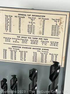 Group of Tools Including Drill Bits; Hole-saw; Metal notchers, Clamps and Wire Cutters