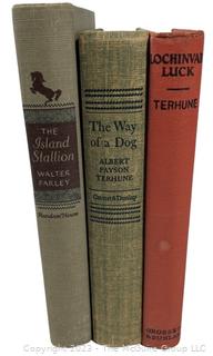 Three (3) Vintage Children's Books on Dogs and Horses