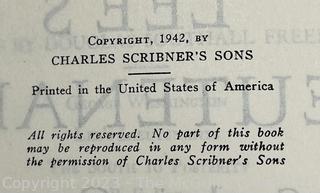 Three (3) Volumes Complete Set of Lee's Lieutenants: A Study In Command by Douglas Southall Freeman, 1942.  Book
