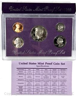 (2) United States Proof Sets 1970, 1983. United States Proof Set (2) 1986. United States Mint Proof Set 1988