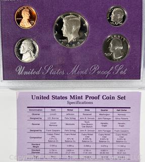 (2) United States Proof Sets 1970, 1983. United States Proof Set (2) 1986. United States Mint Proof Set 1988