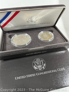 1989 US Congressional Proof Coins Sets in Box 