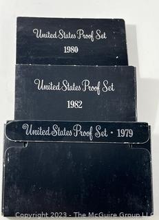 United States Mint Proof Sets 1979, 1980 & 1982