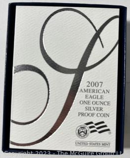 U.S. Mint 2007 American Eagle One Ounce Silver Proof Coin