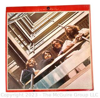 Vinyl Record Album: The Beatles, Double Album, "The Beatles 1962-1966" (Red Album), Apple Records 1973.