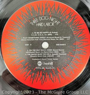 Vinyl Record Album: Three Dog Night, "Hard Labor", ABC Records 1974.