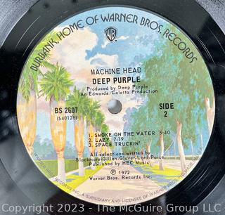 Vinyl Record Album: Machine Head, "Deep Purple", Warner Bro's Records 1972.