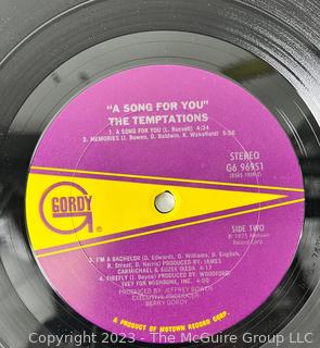 Vinyl Record Album: The Temptations, "A Song For You", Motown Record Corp. 1975.