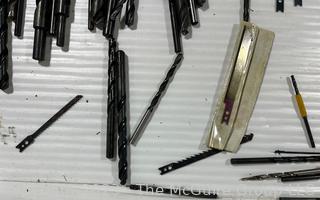 Group of Tools Including Drill Bits and Alan Wrenches