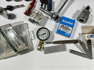 Tools: Gear Pullers, Gauges, Drill Stops, Chucks, Hole Saws, Level