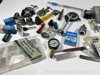 Tools: Gear Pullers, Gauges, Drill Stops, Chucks, Hole Saws, Level