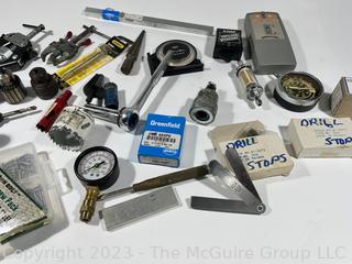 Tools: Gear Pullers, Gauges, Drill Stops, Chucks, Hole Saws, Level