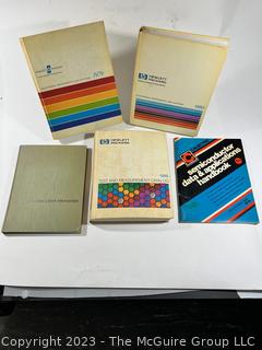 Five (5) Vintage Books on Computers and Technology, Including Hewlitt Packard circa 1970s & 1980's