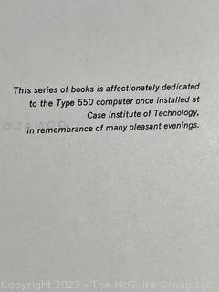 Four (4) Scientific/Technical Books including "Fundamental Algorithms - The Art of Computer Programming"