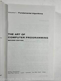 Four (4) Scientific/Technical Books including "Fundamental Algorithms - The Art of Computer Programming"