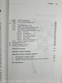 Four (4) Scientific/Technical Books including "Fundamental Algorithms - The Art of Computer Programming"