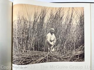 Oversized Hardcover Edition Book of Portraits from North American Indian Life by Edward Curtis.  14" x 18"