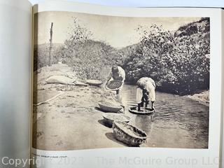 Oversized Hardcover Edition Book of Portraits from North American Indian Life by Edward Curtis.  14" x 18"