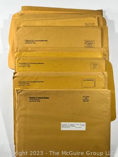 Group of Vintage Association of Computing Machinery Mailers Including Micro Fiche