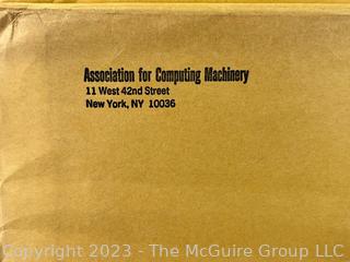 Group of Vintage Association of Computing Machinery Mailers Including Micro Fiche