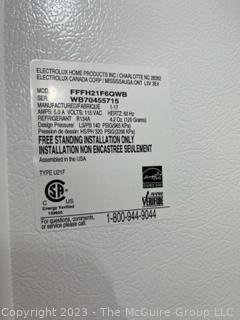 frigidaire fffh21f6qwb