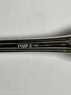 Large Set of Towle Silver Plate Flatware in Storage Box. 