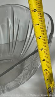 Two (2) Clear Crystal Glass Bowls Made by Lenox