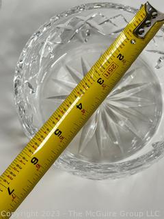 Three (3) Clear Crystal Serving Bowls