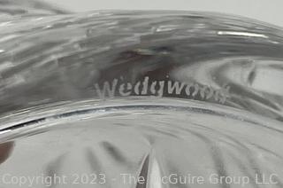 Wedgwood Majesty Crystal Decanter & Stopper.  13" tall