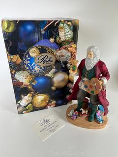 Pipka Santas Reflections Of Christmas with Certificate of Authenticity In Box - Santa Creates 2013