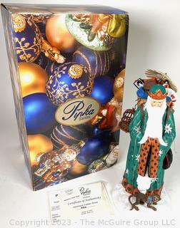 Pipka Santas Reflections Of Christmas with Certificate of Authenticity In Box - Japanese Father Snow 2008