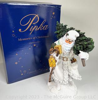 Pipka Santas Reflections Of Christmas with Certificate of Authenticity In Box - The Winterman 