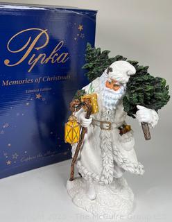 Pipka Santas Reflections Of Christmas with Certificate of Authenticity In Box - The Winterman 