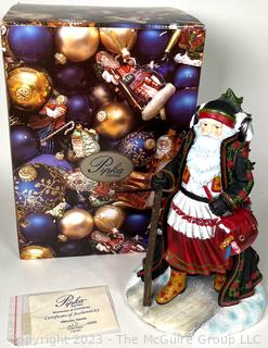 Pipka Santas Reflections Of Christmas with Certificate of Authenticity In Box - Mikulas Santa 2014