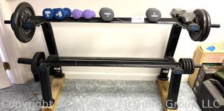 Home Hand Weights, Free Weights and 36" Barbell Stand