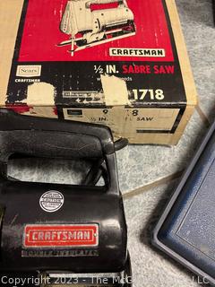 Craftsman Sabre Saw, Craftsman American Standard Tap Dye Set and  True Angle