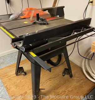 Vintage Sears Craftsman Table Saw with Accessories