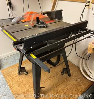 Vintage Sears Craftsman Table Saw with Accessories