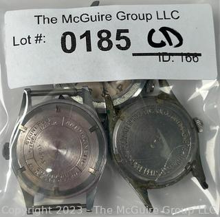 Three (3) Vintage Men's Wrist Watches. 