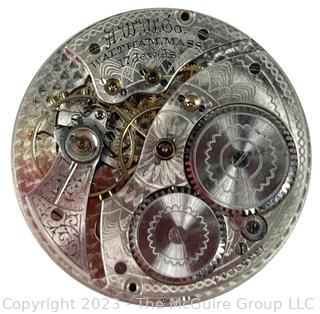 Waltham Enamel Dial Pocket Watch Movement