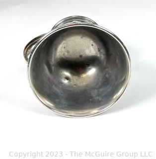 Silver Plated Cigar Ashtray From The Willard Hotel in Washington DC. Restaurant Ware. 7" tall