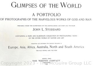 Book: "Glimpses Of The World - A Portfolio Of Photographs Of The Marvelous Works Of God And Man" by John L. Stoddard. 1898
